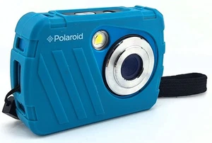 Vtg Polaroid IS048 16.0MP Teal Ultra Compact Digital Camera Tested - Picture 1 of 9