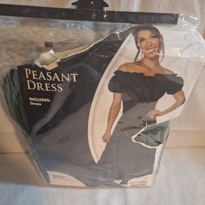 Costume Vestito Contadino Adulto Tg S Elastico Elasticizzato Blu Spirito Halloween Nuovo RARO - Immagine 1 di 4