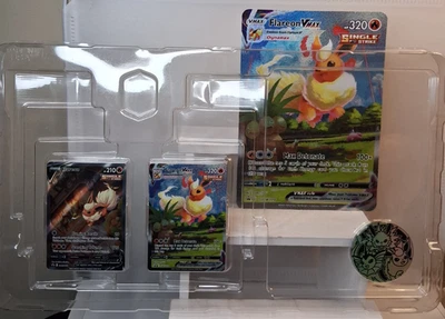 Pokemon Flareon VMAX Premium Cards SWSH180 SWSH179 Jumbo SWSH180 & Coin - Image 1 of 4