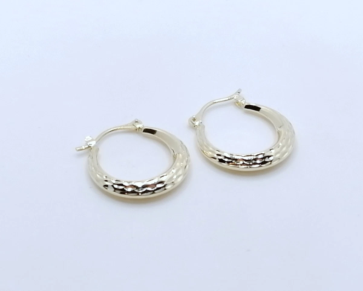 Twisted Creolen Aus Silber 925 – Hypoallergen, 20 Mm, Halboffen, Für Damen