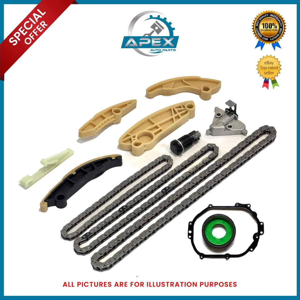 LAND ROVER JAGUAR AJ200 204DTD 204DT 2.0 DIESEL TIMING CHAIN KIT+CRANKSHAFT SEAL - Image 1 of 4