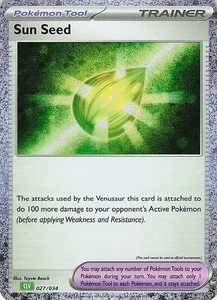 SUN SEED 027/034 Holo Pokemon Tool HOLO Classic Collection Box - CLB - Picture 1 of 2