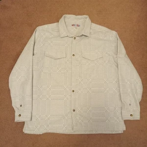 Urban Outfitters Men’s Chenille Check Over-shirt- Mint Size XL TG - Picture 1 of 7