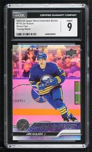 2023-24 Upper Deck Extended Jiri Kulich #710 Silver Foil Young Guns Rookie CGC 9 - Picture 1 of 3