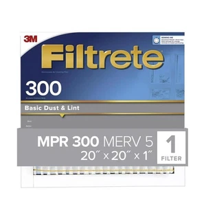 3M Filtrete 20 in. W x 20 in. H x 1 in. D 7 MERV Pleated Air Filter (Pack of 4) - Picture 1 of 4