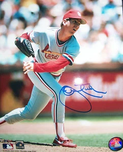 John Tudor signiertes 8x10 lizenziertes Foto KARDINALS - Bild 1 von 1