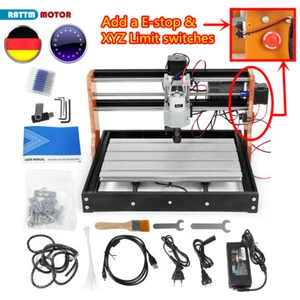 〖DE〗 CNC 3018-PRO Lasergravierer grbl Fräsmaschine mit Endschalter&Not-Aus-Taste - Bild 1 von 15