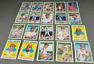 Tarjetas coleccionables de béisbol Topps MLB de los Philadelphia Phillies 1988 - tu elección - Imagen 1 de 37