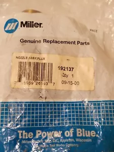 Miller 192137 Nozzle Assembly Flux - Picture 1 of 3