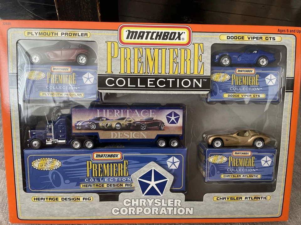 1997 Matchbox Premier Collection Chrysler Corp Prowler, Viper, Atlantic - Image 1 of 1
