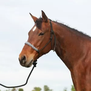 Cashel Braided Nose Rope Halter with 8' Leac - Picture 1 of 9