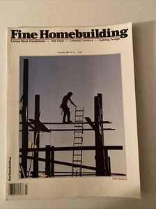 Fine Homebuilding June July 1983 Pole Houses Cornices Lighting Design 82 PAGES - Picture 1 of 3