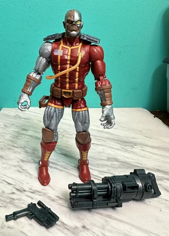 Marvel Legends Deathlok Sasquatch BAF Wave Loose With Weapons X-Men Hasbro Cover