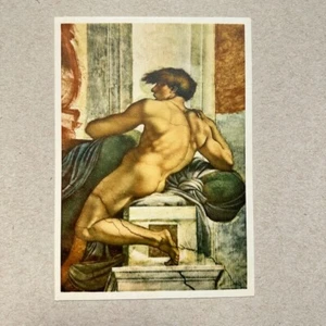 Postal artística de la Capilla Sixtina de Miguel Ángel Roma Zecchetti - Imagen 1 de 2
