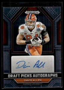 2023 PRIZM DRAFT DRAFT PICKS AUTO DAVIS ALLEN CLEMSON - Picture 1 of 1