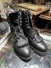 Ariat Lace Up Boots Womens 10B Black Leather Lacer Western Paddock Riding ATS