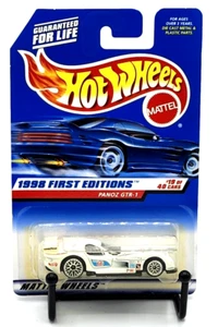 1998 Hot Wheels Panoz GTR-1 White First Editions 19/40 Diecast 1:64 Toy Car - Picture 1 of 10
