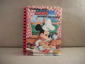 "Cooking With Mickey Around Our World" Walt Disney Cookbook - Picture 1 of 8