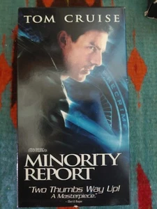 Minority Report VHS Vintage Tom Cruise Colin Farrell Hollywood video rental - Imagen 1 de 4