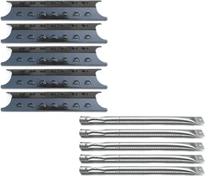 BBQ Grill Heat Shield Plates Burner Tubes Replacement Parts Kit for Master Forge - Picture 1 of 12