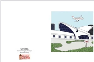 TWA Hotel Greeting Card - Picture 1 of 2