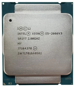 Intel Xeon E5 2666 V3 CPU 10-Core 2.9Ghz 20M SR1Y7 135W LGA 2011-3 Processor - Picture 1 of 1