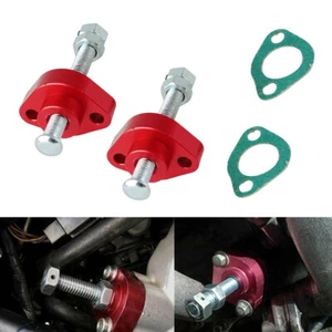 Pair Red Manual Timing Cam Chain Tensioner For Honda VTR1000F Super Hawk 1997-07 - Foto 1 di 11
