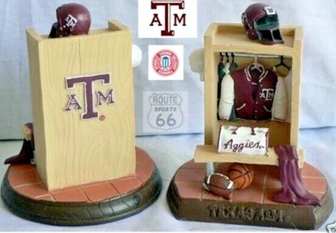 TEXAS A&M AGGIES NCAA FOOTBALL BASKETBALL SPORT LOCKER FIGURINE FIGURE MENS GIFT Cover