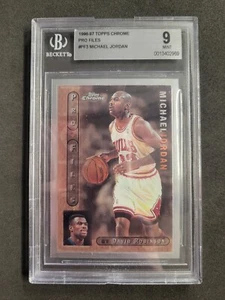 1996-87 Topps Chrome NBA, Michael Jordan, Beckett BGS 9, # PF3, Bulls - Imagen 1 de 2