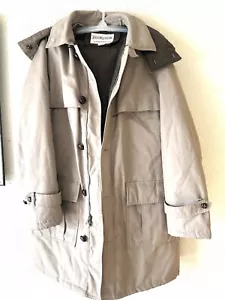 Field & Stream. Gordon & Ferguson Khaki Hooded Insulated Coat. Medium. Full Zip - Picture 1 of 13