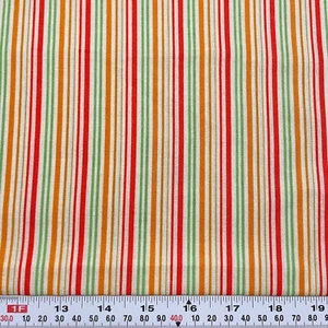 Windham Fabrics Presents Storybook IV C. 1930 Striped Cotton by the HALF YARD - Picture 1 of 2