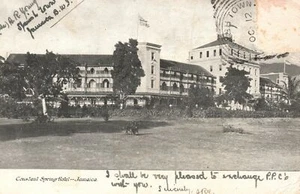 Postal de colección 1905 Constant Spring Hotel Jamaica Pub Aston W. Gardner & Co's. - Imagen 1 de 2