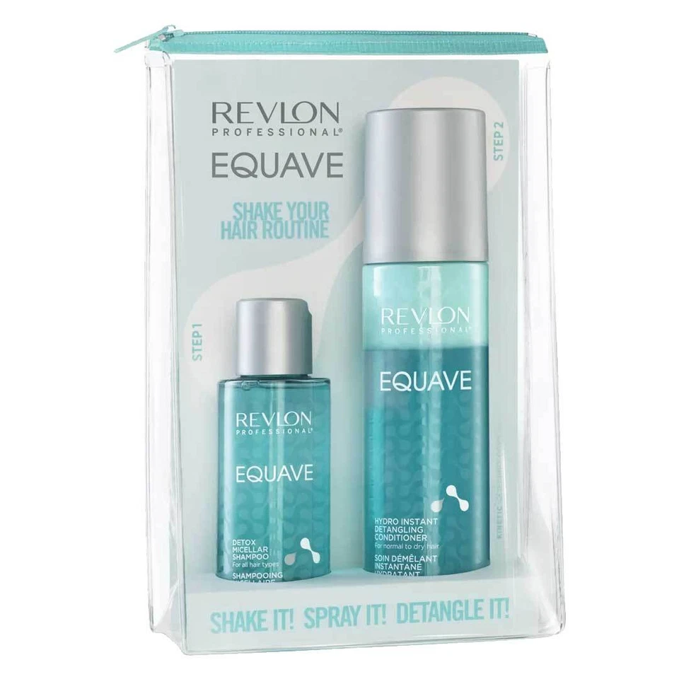 Revlon Equave Hydro Reise Set, Conditioner, 200ml + Shampoo 100ml - Bild 1 von 1