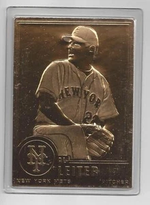 Al Leiter 2000 Danbury Mint Sealed 22 kt Gold Card # 159 - Picture 1 of 1