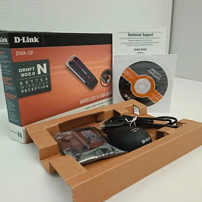 D-link DWA-130 (790069303043) Wireless N USB Adapter (Open box) - Image 1 of 4