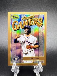 2023 Topps Finest Flashbacks Jose Altuve Refractor Finest Gamers #52 Astros