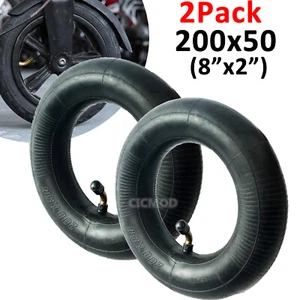 2 Inner Tube 200x50 Razor E100 E125 E150 E175 E200 E225 EPunk Scooter 8"x2" Tire - Picture 1 of 12