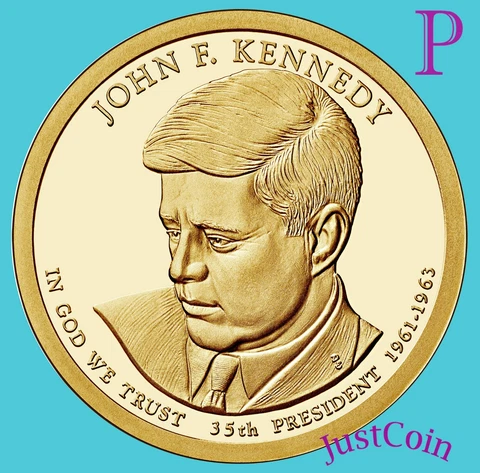 2015-P JOHN F KENNEDY PRESIDENTIAL DOLLAR UNCIRCULATED FROM MINT ROLLS Cover