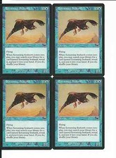 MTG: SCREAMING SEAHAWK Onslaught COMMON; played, Excellent condition x4