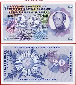 SUIZA 20 FRANCOS 7 2 1974 P 46v (3) UNC envío gratuito desde 100$ - Imagen 1 de 3