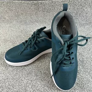 Sanita Concave Safety Shoes Women's US 7 UK 4 EU 38 Teal Green Lace-Up 204024 - Picture 1 of 12