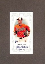 2013 Topps Allen & Ginter #120 Manny Machado Mini Rookie A&G Back SP