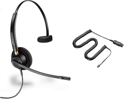 POLY HW510-U10P Headset for SoundPoint IP 300 335 450 501 550 560 600 ...