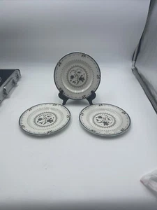 3 platos de pan y mantequilla Royal Doulton China antigua colonia - Imagen 1 de 4