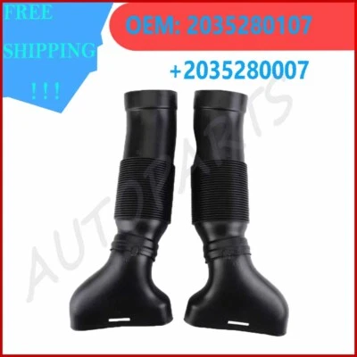 1Pair Air Intake Hose Pipe for Mercedes Benz C240 C320 C 240 4MATIC 2001-2005 - Image 1 of 4