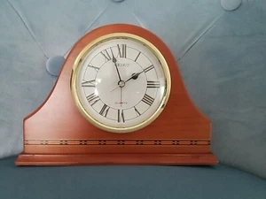 Vintage SEIKO Quartz Alarm Clock Table Mantle Desk Works Charming Timekeeping - Picture 1 of 5