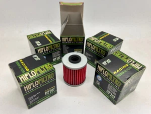 Honda CRF 250 450 Hi Flo Hiflo Oil Filter Pack X5 Motocross 2002-24 Filters 116 - Picture 1 of 4