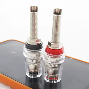 10pcs High Quality Nickel HiFi Amplifier Speaker Terminal Binding Post 65mm Long - Picture 1 of 4