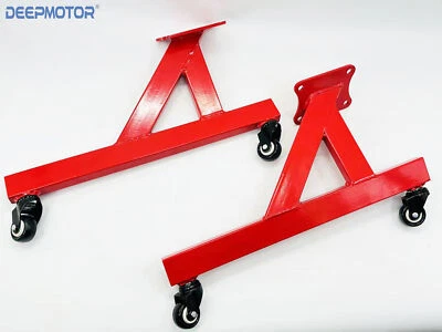 Soporte de almacenamiento de motor profundo con ruedas para Chevy LS1 LS2 LS3 LS6 rojo Foto 1 de 3