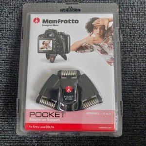 Manfrotto POCKET Tripod L Black MP3-BK Ultra-Thin Compact Tripod - Picture 1 of 9